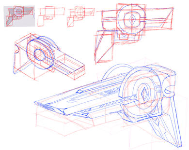 Gun concept sketches