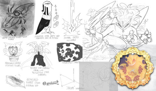 Deity God concept work