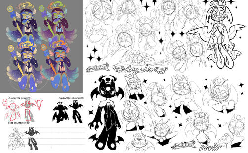 Angelo &amp; Devin character sheets