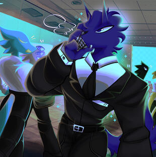 No Gossiping in the Office illustration
